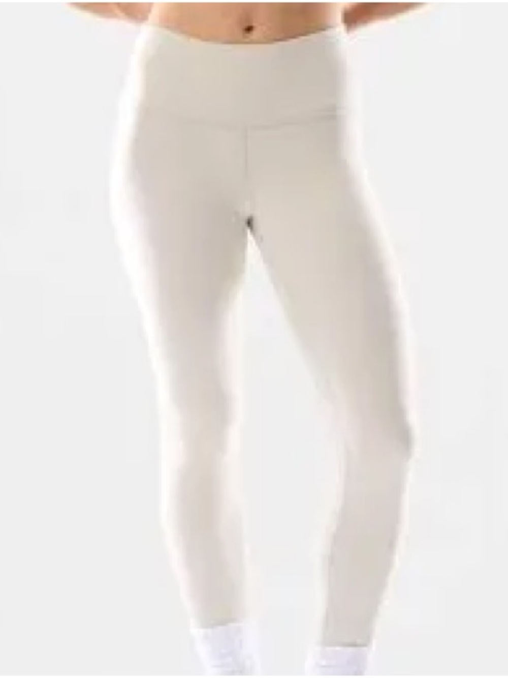 Aritzia TNA Buttery Soft Cheeky High-Waist Neutral 26” Leggings -